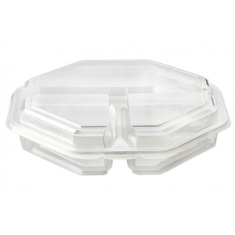 Sekizgen 3 Bölmeli Kase