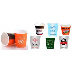 Özel Baskılı Karton Bardak 8 Oz